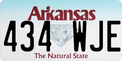 AR license plate 434WJE