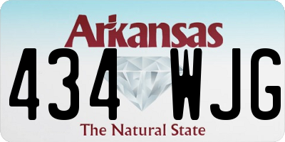 AR license plate 434WJG