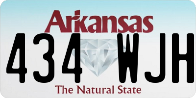 AR license plate 434WJH
