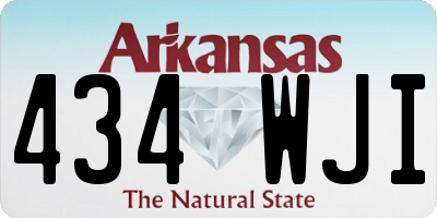 AR license plate 434WJI
