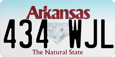 AR license plate 434WJL