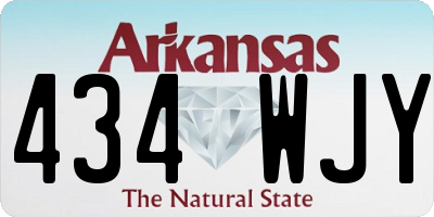 AR license plate 434WJY