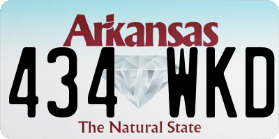 AR license plate 434WKD