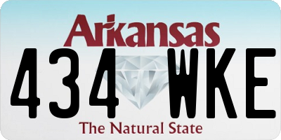 AR license plate 434WKE