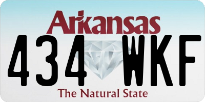 AR license plate 434WKF