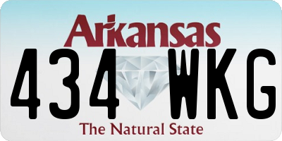 AR license plate 434WKG