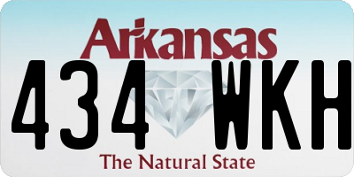 AR license plate 434WKH