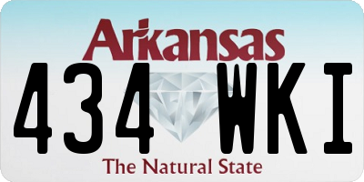 AR license plate 434WKI
