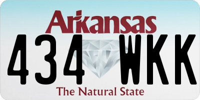 AR license plate 434WKK