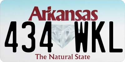 AR license plate 434WKL