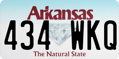 AR license plate 434WKQ