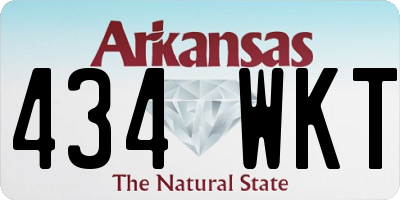 AR license plate 434WKT