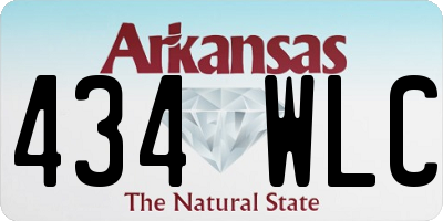 AR license plate 434WLC