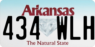 AR license plate 434WLH