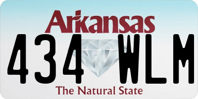 AR license plate 434WLM