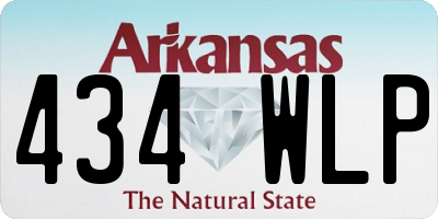 AR license plate 434WLP
