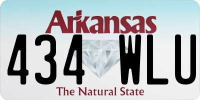 AR license plate 434WLU