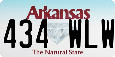 AR license plate 434WLW