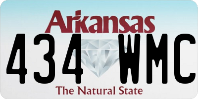 AR license plate 434WMC