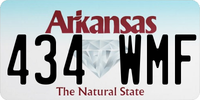 AR license plate 434WMF