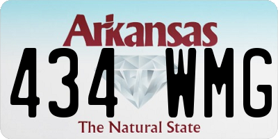 AR license plate 434WMG