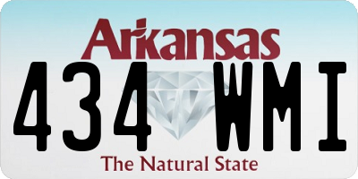 AR license plate 434WMI
