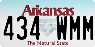 AR license plate 434WMM