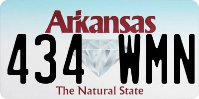 AR license plate 434WMN