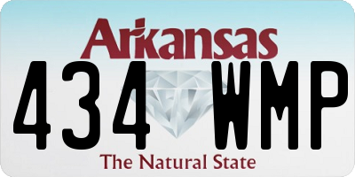 AR license plate 434WMP