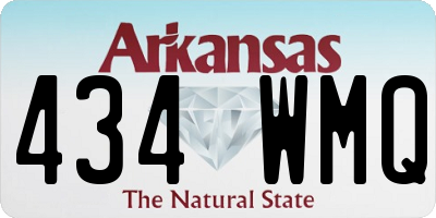 AR license plate 434WMQ