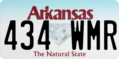 AR license plate 434WMR