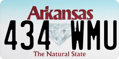 AR license plate 434WMU