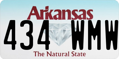 AR license plate 434WMW