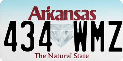 AR license plate 434WMZ