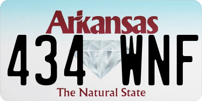 AR license plate 434WNF