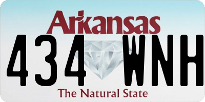 AR license plate 434WNH