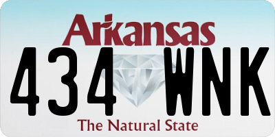 AR license plate 434WNK