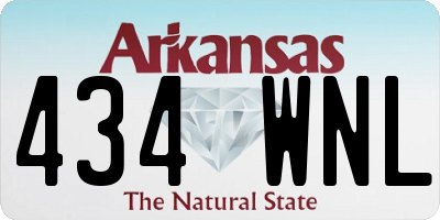 AR license plate 434WNL