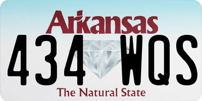 AR license plate 434WQS