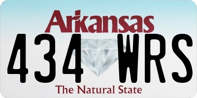 AR license plate 434WRS