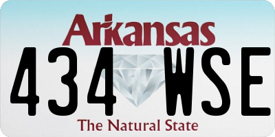 AR license plate 434WSE