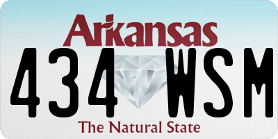 AR license plate 434WSM