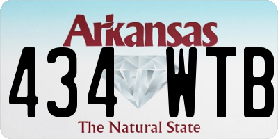 AR license plate 434WTB