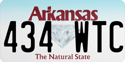 AR license plate 434WTC