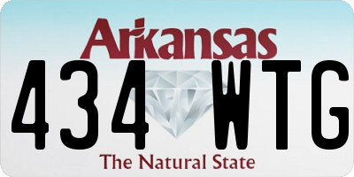 AR license plate 434WTG
