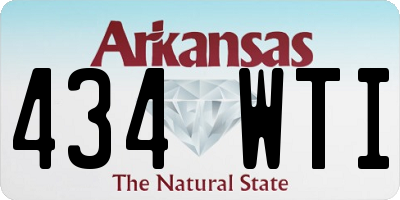 AR license plate 434WTI