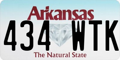 AR license plate 434WTK