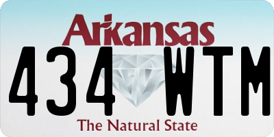 AR license plate 434WTM