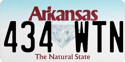 AR license plate 434WTN