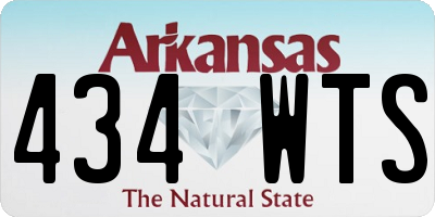 AR license plate 434WTS